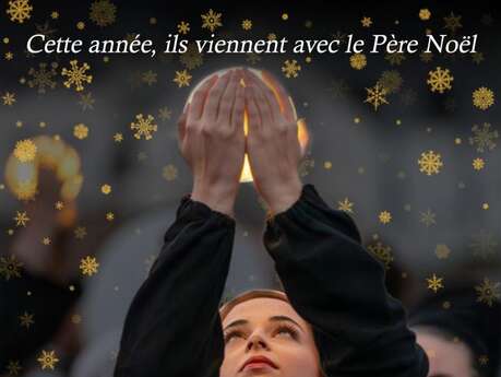 Arrivée du Père Noël et spectacle Bagad et Cercle de Beuzec