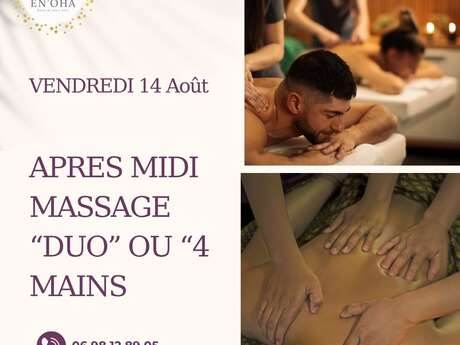 Après-midi massage avec EN'OHA