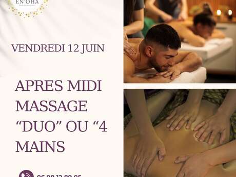 Atelier massage avec EN'OHA