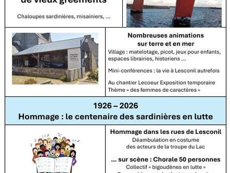 Fête de  Bag Leskon "1926-2026 Hommage : le centenaires des sardinières en lutte"