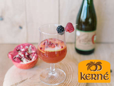 Dégustation de cocktails à base de cidre et jus de pomme Kerné