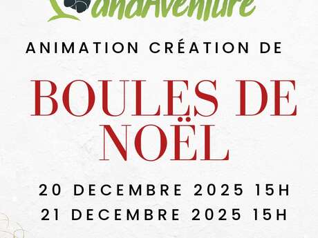 Animation création de Boules de Noël - Pandaventure Park