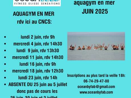 Séance d'Aquagym en mer Séance d'Aquagym en mer