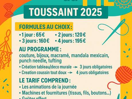Stage vacances "Autour du Fil"