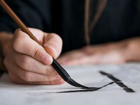 Atelier "Calligraphie, calligrammes et acrostiches" - Le printemps des poètes