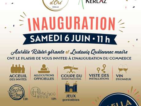 Les Délices d’Oré - Inauguration