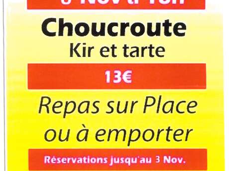 Choucroute à Pouldergat