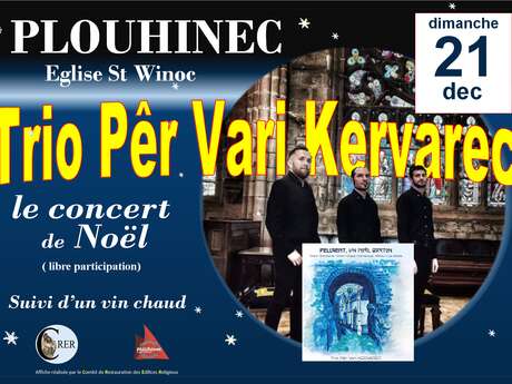 Concert de Noël avec le trio Pêr Vari KERVAREC