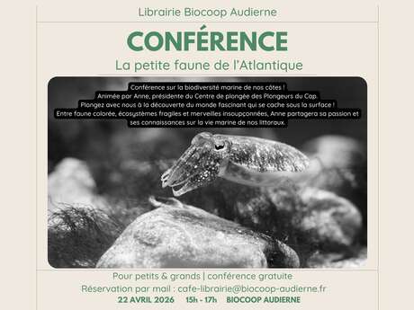 Conférence "La petite faune de l'Atlantique"