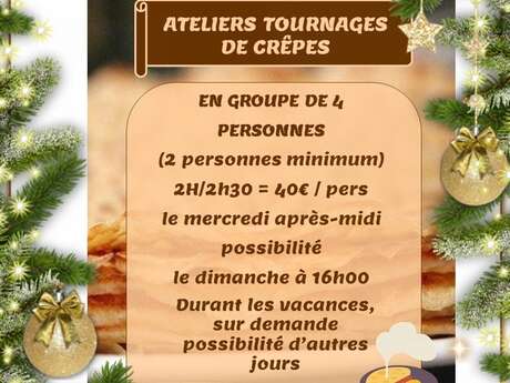 Atelier Tournage de crêpes