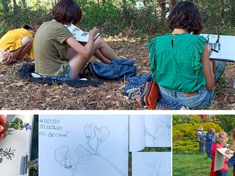 DESSINER LA MER ET LES NUAGES - atelier enfants -