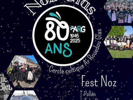 Fest-noz - 80 ans du Cercle celtique Ar Rouedou Glas