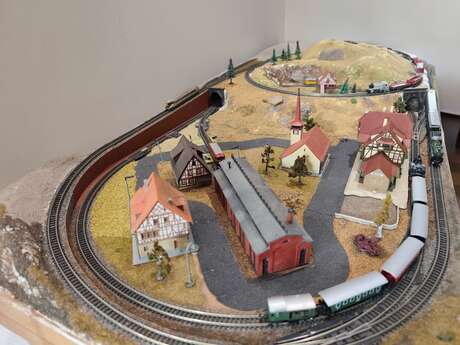 Exposition de modèles réduits de trains vapeur