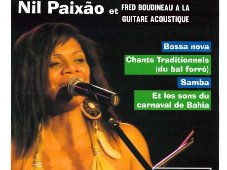 Concert musique brésilienne avec la chanteuse Nil Paixão