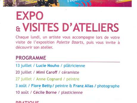 Visites d'atelier de Franz Alias et Flore Betty, photographe et peintre. Visites d'atelier de Franz Alias et Flore Betty, photographe et peintre.