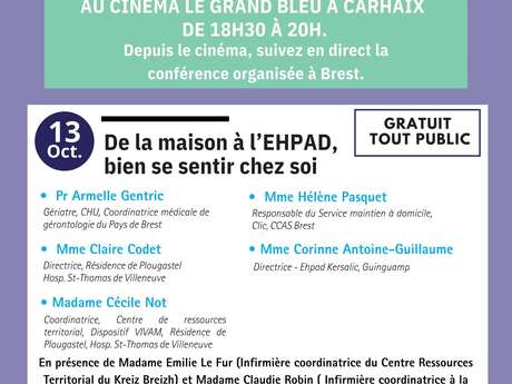 Glenmor: Conférence des lundis de la Santé
