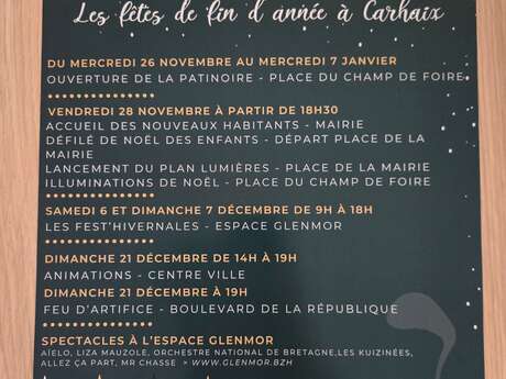 Marvailhus : Fêtes de fin d'année à Carhaix
