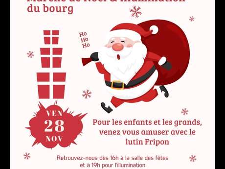 Illumination et marché de Noël