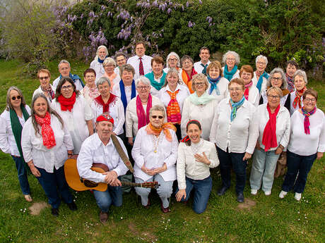 Concert chant choral  avec le groupe plaisir de chanter