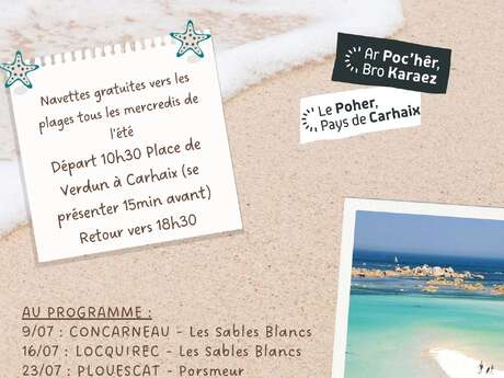 Poher Plage été 2025 LOCQUIREC