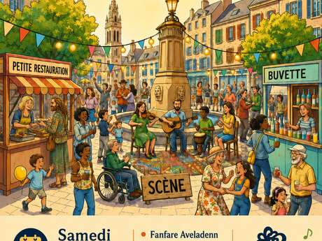 Fête de la Musique à Huelgoat.