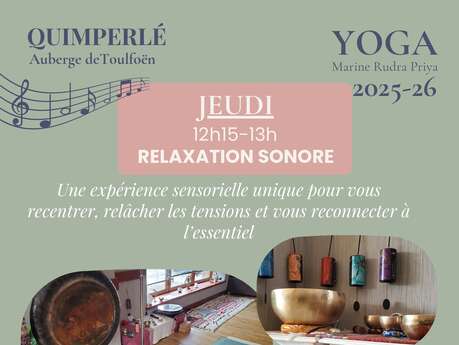 Relaxation sonore avec Marine Rudra Priya
