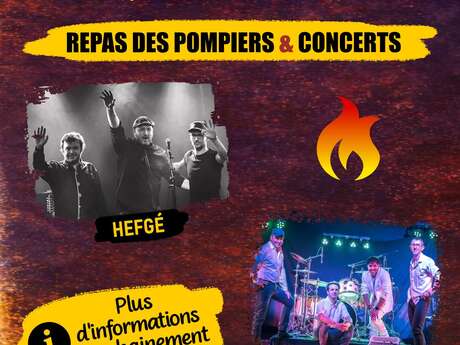 Repas des pompiers et concerts