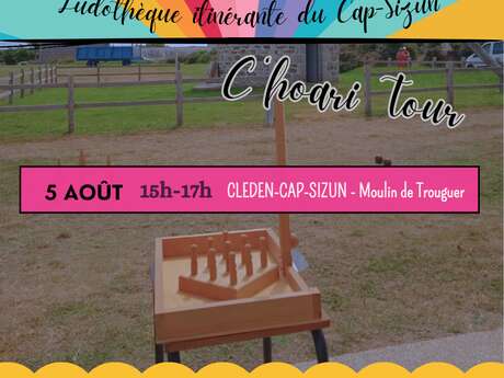 C'hoari Tour - Ludothèque itinérante du Cap-Sizun - Moulins de Trouguer