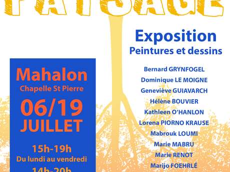 Exposition Personnages dans un paysage