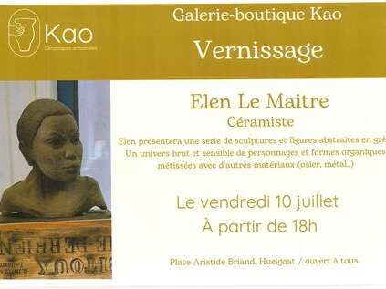 Exposition d'Elen Le Maitre à la Galerie Kao