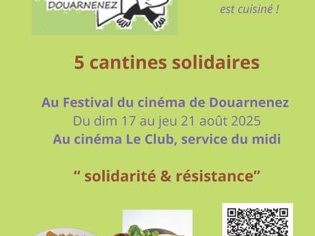 Cantines à prix libre dans la cour du Club