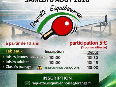 Tournoi d'été de tennis de table