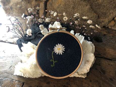 Initiation à la broderie au ruban de soie