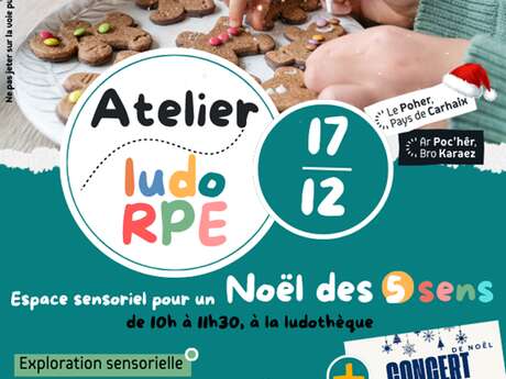 Atelier : Espace sensoriel pour un Noël des 5 sens