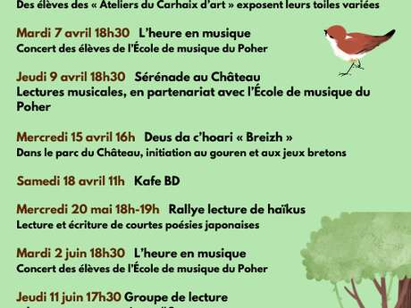 Bibliothèque : Animations d'avril à juin...