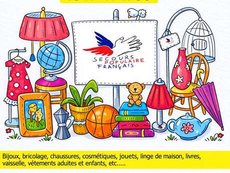 Braderie estivale du Secours Populaire