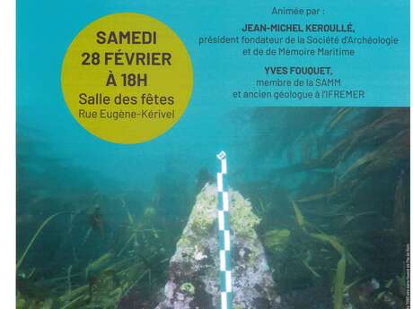 Conférence : un mur de 7500 ans sous la mer à l’île de Sein