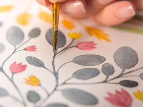 Atelier jaspage - déco sur tranche de livres