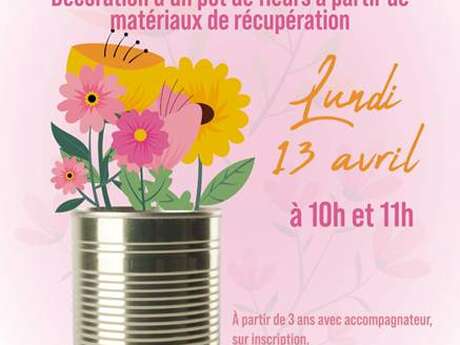 Déco pot : Décoration de pôt de fleurs