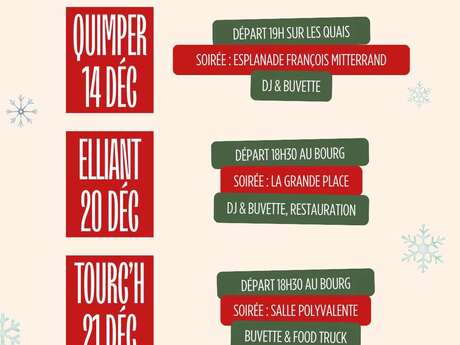 Défilé de tracteurs lumineux 🎅