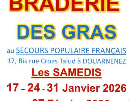 Braderie des Gras du Secours Populaire Français