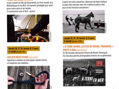 Animation Port-musée : "Atelier matelotage"