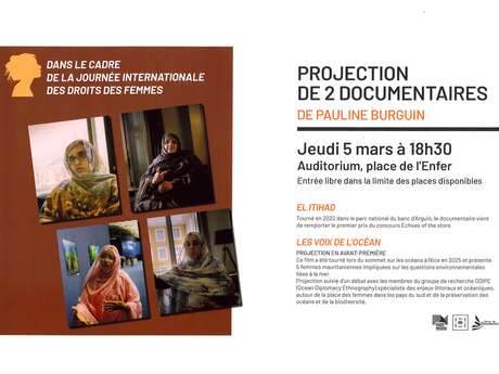 Screening of 2 documentaries by Pauline Burguin Auditorium place de l'Enfer