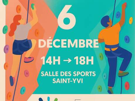 Initiation escalade dans le cadre du téléthon