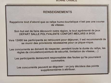 Rallye Humotouristique