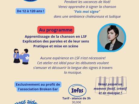 Atelier Langue des Signes