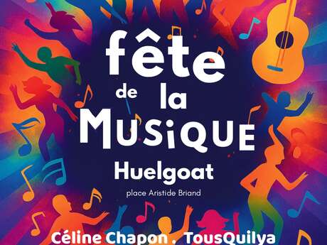 Fête de la Musique à Huelgoat.