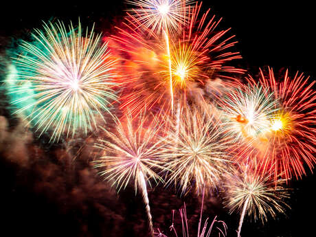 Animations de Noël et feu d'artifice