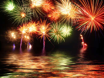 Feu d'artifice et souper du pêcheur