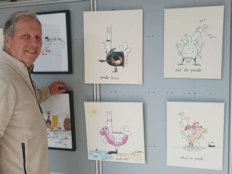 Exposition  : La basse-cour en folie  - Franck Fleury